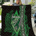 Aotearoa Iwi Ngati Pikiao Quilt NZ Maori Humpback Whale Taniko Motifs