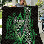 Aotearoa Iwi Ngati Pikiao Quilt NZ Maori Humpback Whale Taniko Motifs