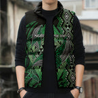 Aotearoa Iwi Ngati Pikiao Personalised Sleeveless Puffer Jacket NZ Maori Humpback Whale Taniko Motifs
