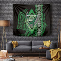 Aotearoa Iwi Ngati Pikiao Tapestry NZ Maori Humpback Whale Taniko Motifs