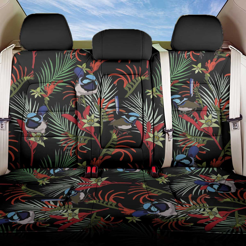 Australia Kangaroo Paw And Splendid Fairy-wren Back Car Seat Cover Sameless Style