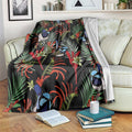 Australia Kangaroo Paw And Splendid Fairy-wren Blanket Sameless Style