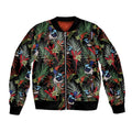 Australia Kangaroo Paw And Splendid Fairy-wren Bomber Jacket Sameless Style
