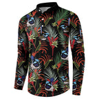 Australia Kangaroo Paw And Splendid Fairy-wren Button Sweatshirt Sameless Style