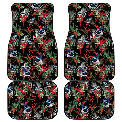 Australia Kangaroo Paw And Splendid Fairy-wren Car Mats Sameless Style