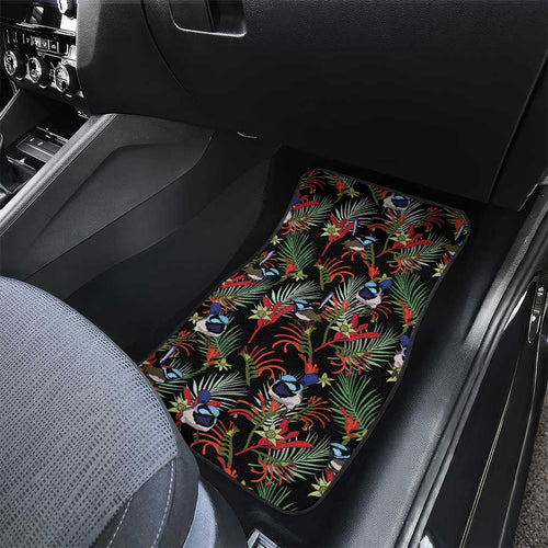 Australia Kangaroo Paw And Splendid Fairy-wren Car Mats Sameless Style