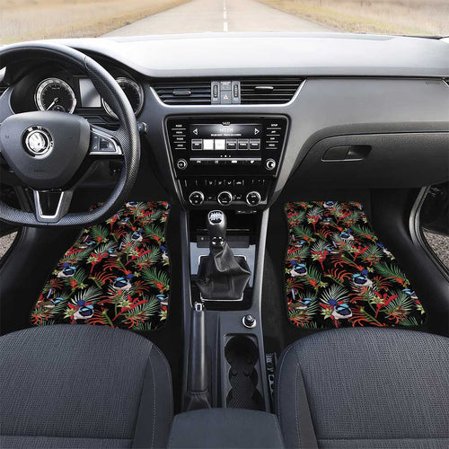 Australia Kangaroo Paw And Splendid Fairy-wren Car Mats Sameless Style
