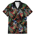 Australia Kangaroo Paw And Splendid Fairy-wren Family Matching Off The Shoulder Long Sleeve Dress and Hawaiian Shirt Sameless Style