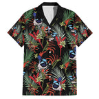 Australia Kangaroo Paw And Splendid Fairy-wren Family Matching Off The Shoulder Long Sleeve Dress and Hawaiian Shirt Sameless Style