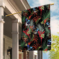 Australia Kangaroo Paw And Splendid Fairy-wren Garden Flag Sameless Style