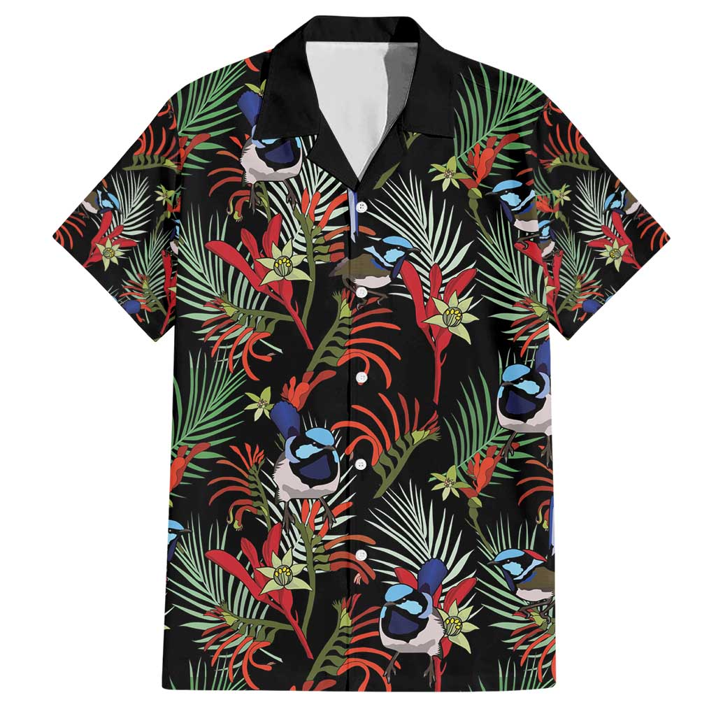 Australia Kangaroo Paw And Splendid Fairy-wren Hawaiian Shirt Sameless Style