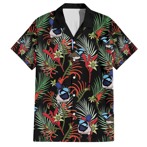 Australia Kangaroo Paw And Splendid Fairy-wren Hawaiian Shirt Sameless Style