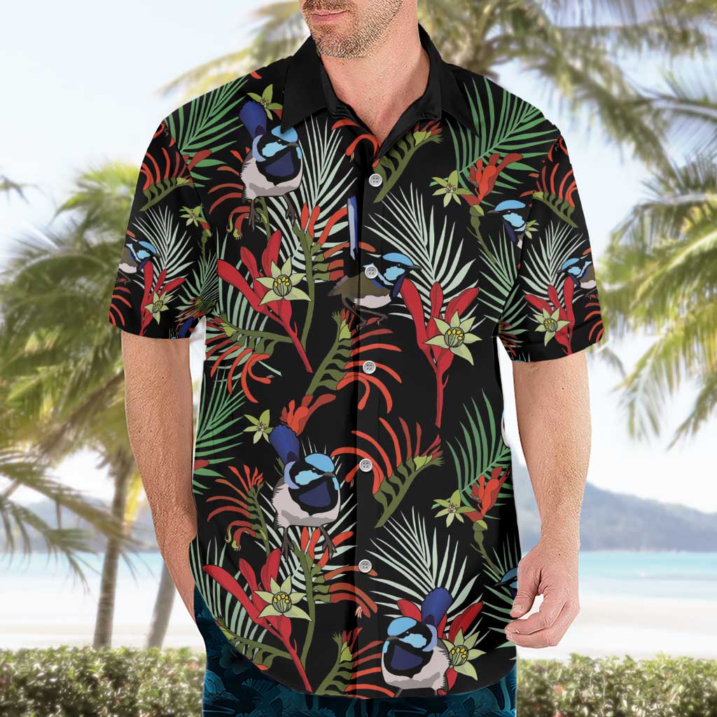 Australia Kangaroo Paw And Splendid Fairy-wren Hawaiian Shirt Sameless Style