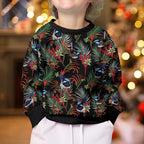 Australia Kangaroo Paw And Splendid Fairy-wren Kid Ugly Christmas Sweater Sameless Style