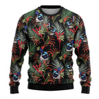 Australia Kangaroo Paw And Splendid Fairy-wren Ugly Christmas Sweater Sameless Style
