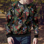 Australia Kangaroo Paw And Splendid Fairy-wren Ugly Christmas Sweater Sameless Style