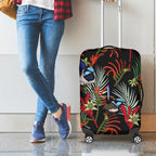Australia Kangaroo Paw And Splendid Fairy-wren Luggage Cover Sameless Style