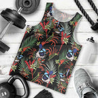 Australia Kangaroo Paw And Splendid Fairy-wren Men Tank Top Sameless Style