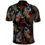 Australia Kangaroo Paw And Splendid Fairy-wren Polo Shirt Sameless Style