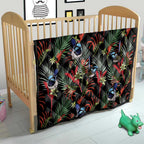 Australia Kangaroo Paw And Splendid Fairy-wren Quilt Sameless Style