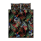 Australia Kangaroo Paw And Splendid Fairy-wren Quilt Bed Set Sameless Style