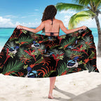 Australia Kangaroo Paw And Splendid Fairy-wren Sarong Sameless Style