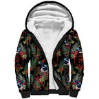Australia Kangaroo Paw And Splendid Fairy-wren Sherpa Hoodie Sameless Style