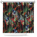 Australia Kangaroo Paw And Splendid Fairy-wren Shower Curtain Sameless Style
