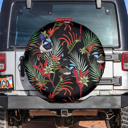 Australia Kangaroo Paw And Splendid Fairy-wren Spare Tire Cover Sameless Style