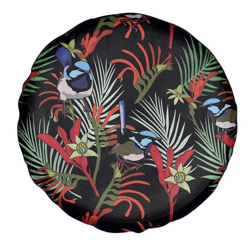 Australia Kangaroo Paw And Splendid Fairy-wren Spare Tire Cover Sameless Style
