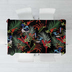 Australia Kangaroo Paw And Splendid Fairy-wren Tablecloth Sameless Style