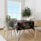 Australia Kangaroo Paw And Splendid Fairy-wren Tablecloth Sameless Style