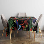 Australia Kangaroo Paw And Splendid Fairy-wren Tablecloth Sameless Style
