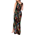 Australia Kangaroo Paw And Splendid Fairy-wren Tank Maxi Dress Sameless Style