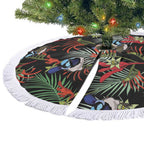 Australia Kangaroo Paw And Splendid Fairy-wren Tree Skirt Sameless Style
