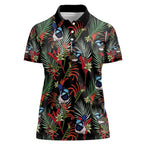 Australia Kangaroo Paw And Splendid Fairy-wren Women Polo Shirt Sameless Style