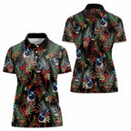 Australia Kangaroo Paw And Splendid Fairy-wren Women Polo Shirt Sameless Style