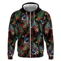 Australia Kangaroo Paw And Splendid Fairy-wren Zip Hoodie Sameless Style