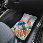 Splendid Fairy-wren Australia Car Mats Aussie National Flowers - Watercolor Style