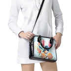 Splendid Fairy-wren Australia Shoulder Handbag Aussie National Flowers - Watercolor Style