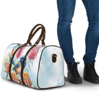 Splendid Fairy-wren Australia Travel Bag Aussie National Flowers - Watercolor Style - Aussie Hoodie