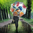 Splendid Fairy-wren Australia Umbrella Aussie National Flowers - Watercolor Style - Aussie Hoodie