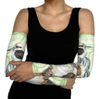 Australia Gumtree And Kookaburra Arm Sleeves Aboriginal Art - Watercolor Style - Aussie Hoodie