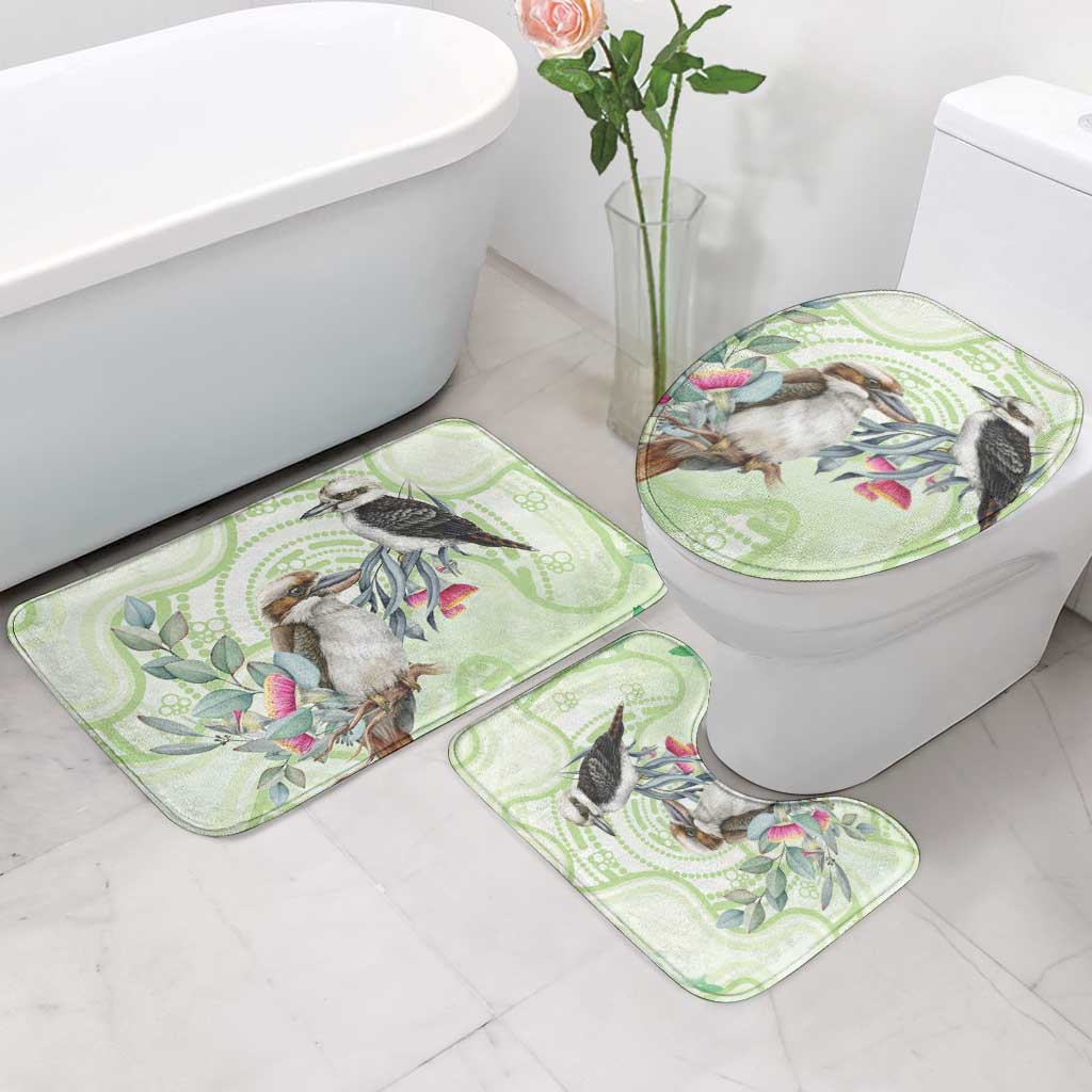 Australia Gumtree And Kookaburra Bathroom Set Aboriginal Art - Watercolor Style - Aussie Hoodie