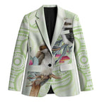 Australia Gumtree And Kookaburra Blazer Aboriginal Art - Watercolor Style - Aussie Hoodie