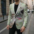 Australia Gumtree And Kookaburra Blazer Aboriginal Art - Watercolor Style - Aussie Hoodie