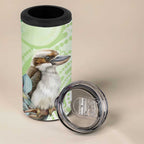 Australia Gumtree And Kookaburra 4 in 1 Can Cooler Tumbler Aboriginal Art - Watercolor Style