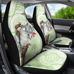 Australia Gumtree And Kookaburra Car Seat Cover Aboriginal Art - Watercolor Style