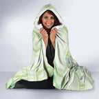 Australia Gumtree And Kookaburra Hooded Blanket Aboriginal Art - Watercolor Style