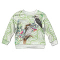 Australia Gumtree And Kookaburra Kid Ugly Christmas Sweater Aboriginal Art - Watercolor Style